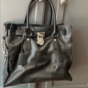 Michael Kors genuine leather Hamilton bag
